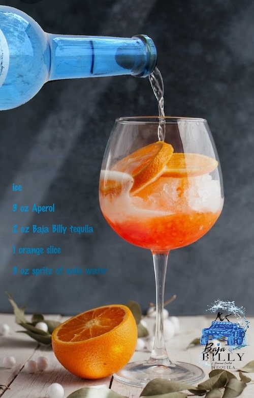 Aperol Tequila Swizzle Cocktail Aperol Tequila Swizzle Cocktail